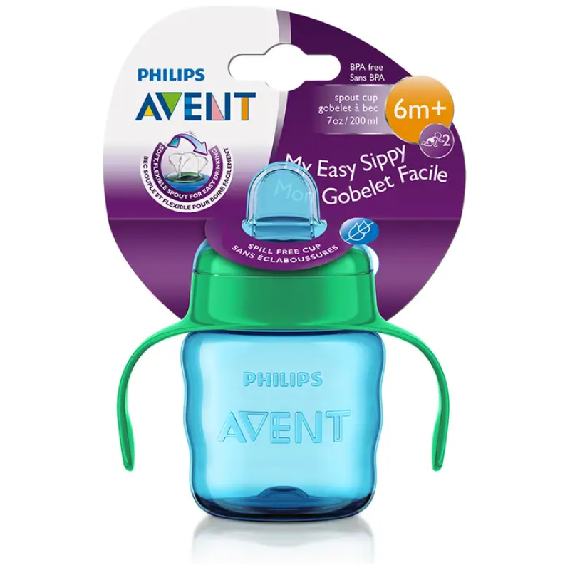 Vaso Con Boquilla Clásico Azul 200 ml Avent - Imagen 4