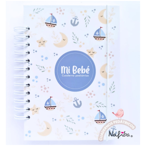 Libreta Pediátrica Azul Barco
