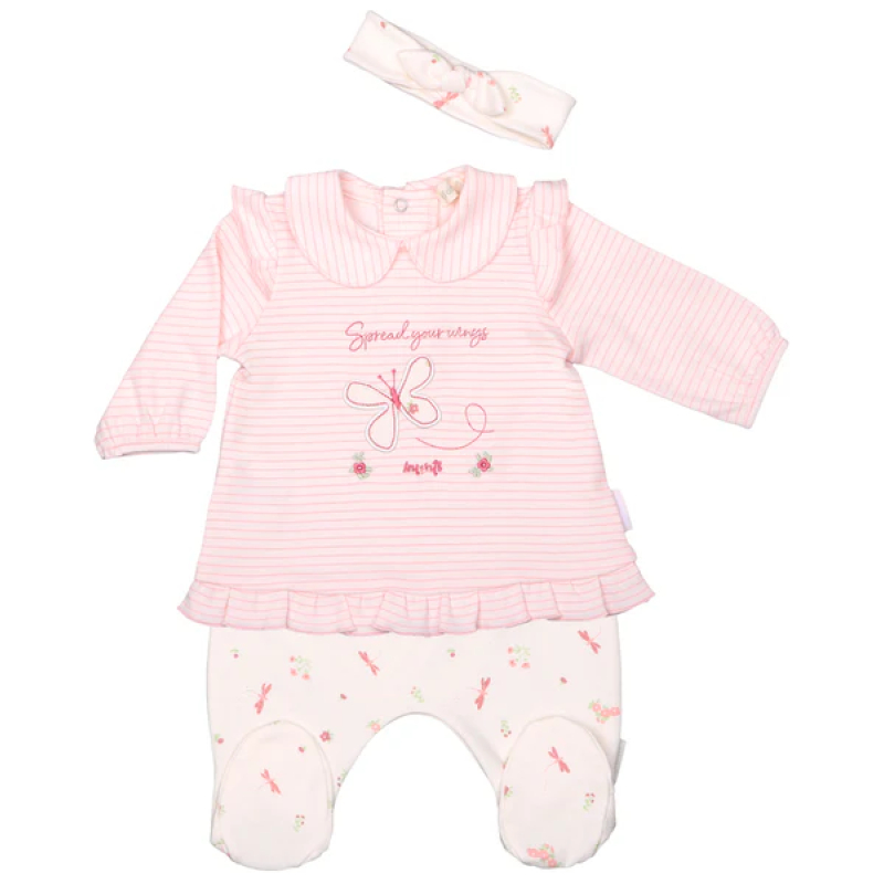 Conjunto Con Cintillo Garden Niña Infanti
