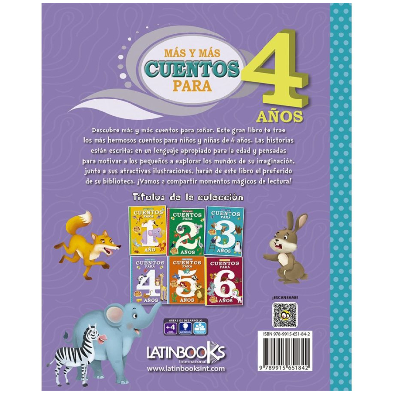 Libro Más y Más Cuentos Para 4 Años - Imagen 2