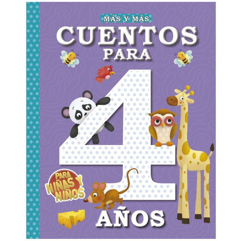 Libro Más y Más Cuentos Para 4 Años