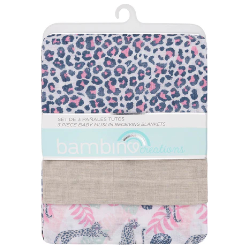 Pañales Tutos De Muselina Animal Print
