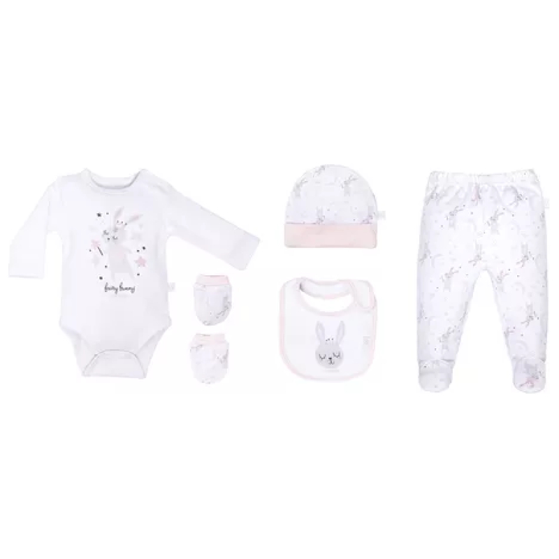 Set de Ropa 5 Pcs Bambino Niña Conejita - Imagen 2