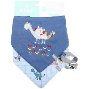 Bipack Baberos Impermeables Dino Infanti