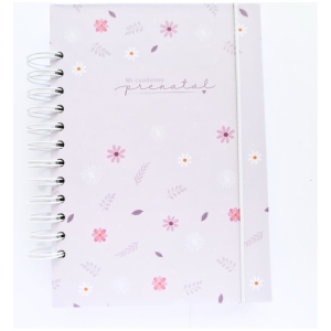 Agenda de Embarazo - Flores Lila