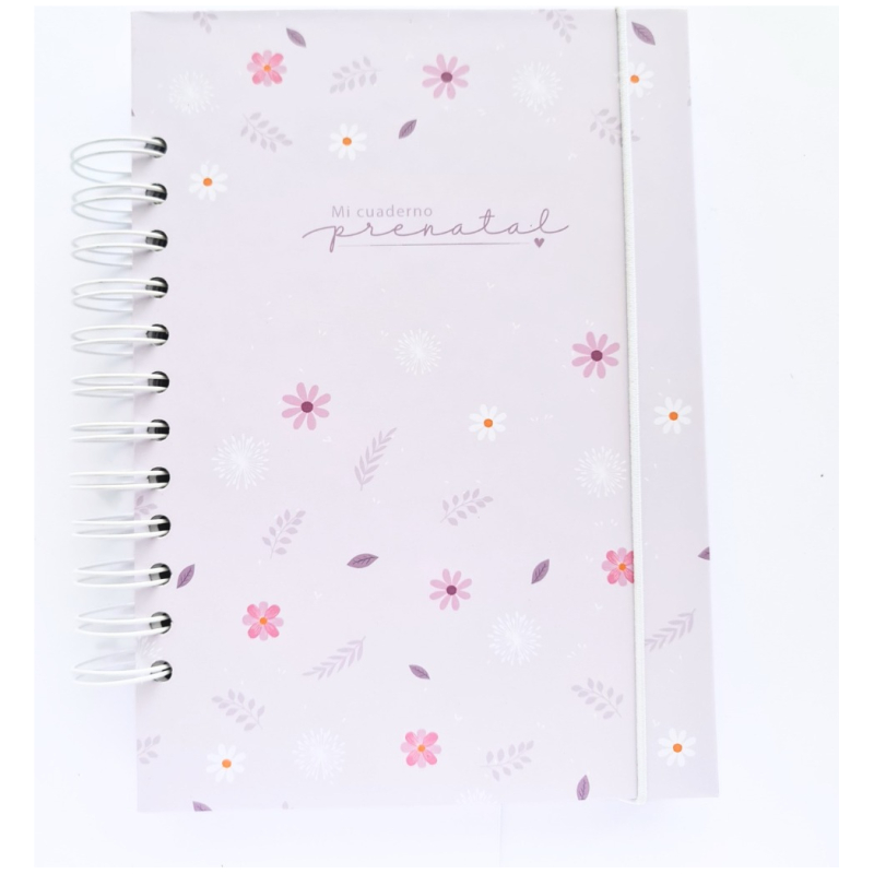 Agenda de Embarazo - Flores Lila