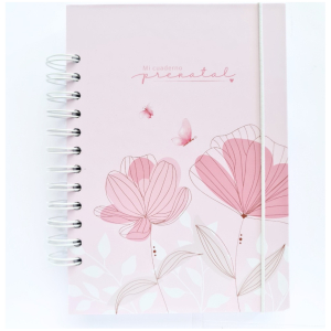 Agenda de Embarazo - Flores Rosa