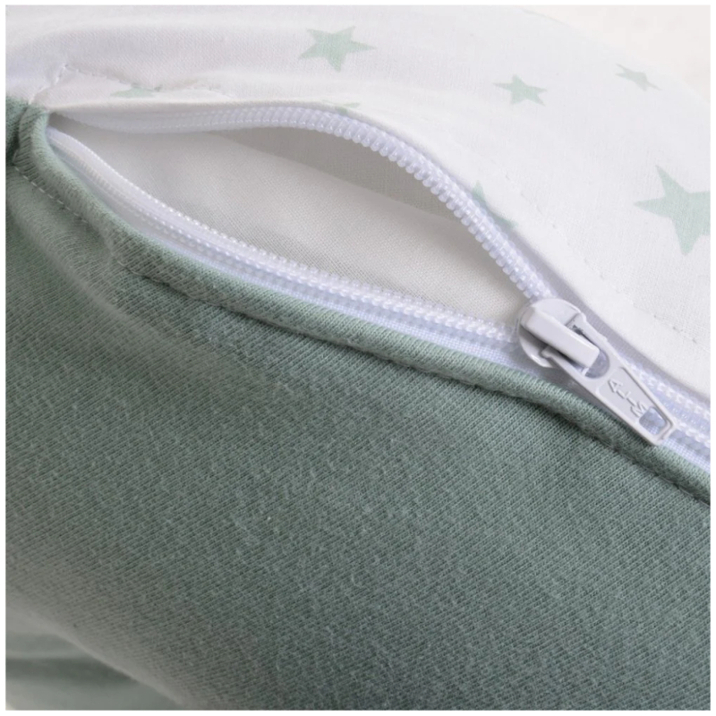 Cojín de Lactancia Blanco - Verde Amamantas - Imagen 4