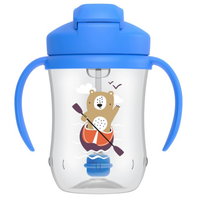 Vaso Con Bombilla y Asas 270 ml Dr Browns - Imagen 8