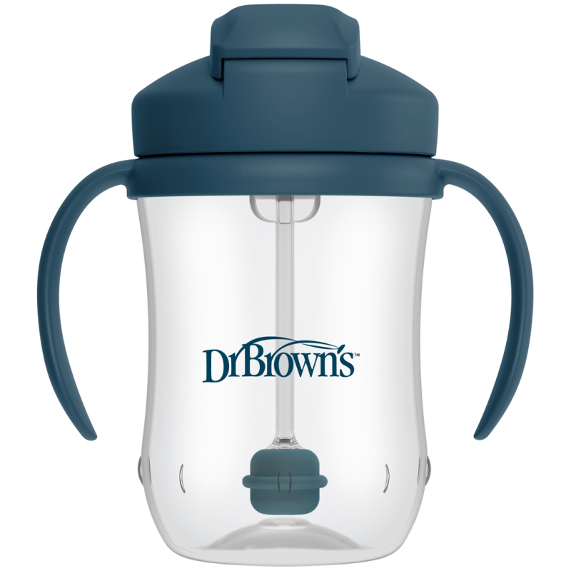 Vaso Con Bombilla y Asas 270 ml Dr Browns - Imagen 3