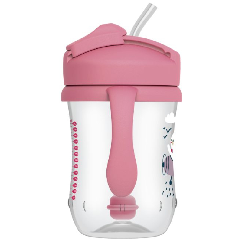 Vaso Con Bombilla y Asas 270 ml Dr Browns - Imagen 3