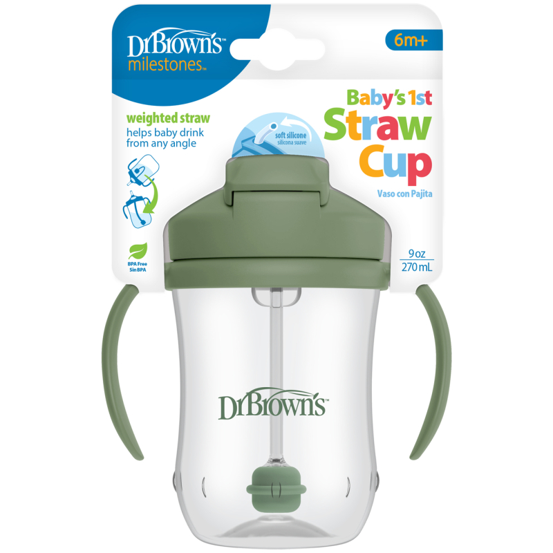 Vaso Con Bombilla y Asas 270 ml Dr Browns - Imagen 17