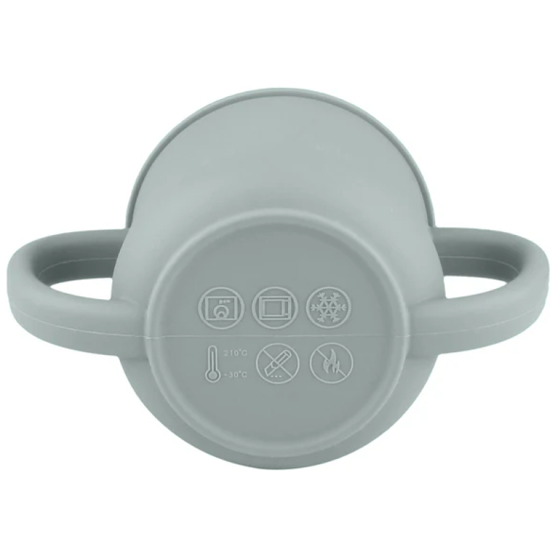 Vaso De Silicona 2 en 1 Con Asas Infanti - Imagen 3