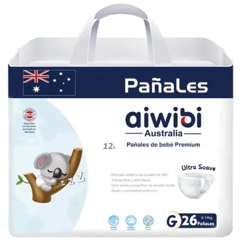 Pañales Premium G 26 Pcs Aiwibi