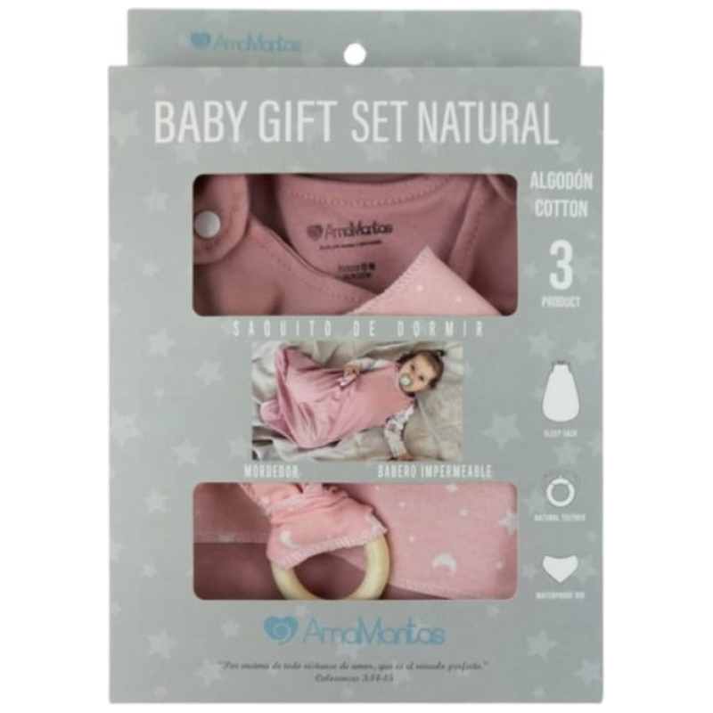 Caja de Regalo Saquito Amamantas - Rosa