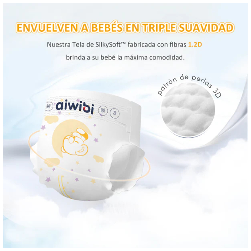 Pañales Dulce Noche P 60 Pcs Aiwibi - Imagen 4