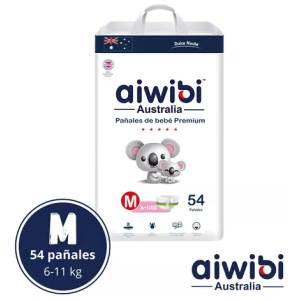 Pañales Dulce Noche M 54 Pcs Aiwibi
