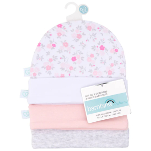 Set 3 Gorritos Bambino Flores Niña