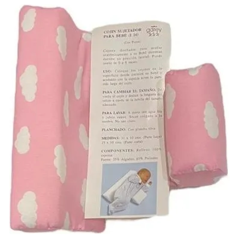 Cojín Antivuelco Para Bebés 2 Piezas - Rosado - Imagen 6